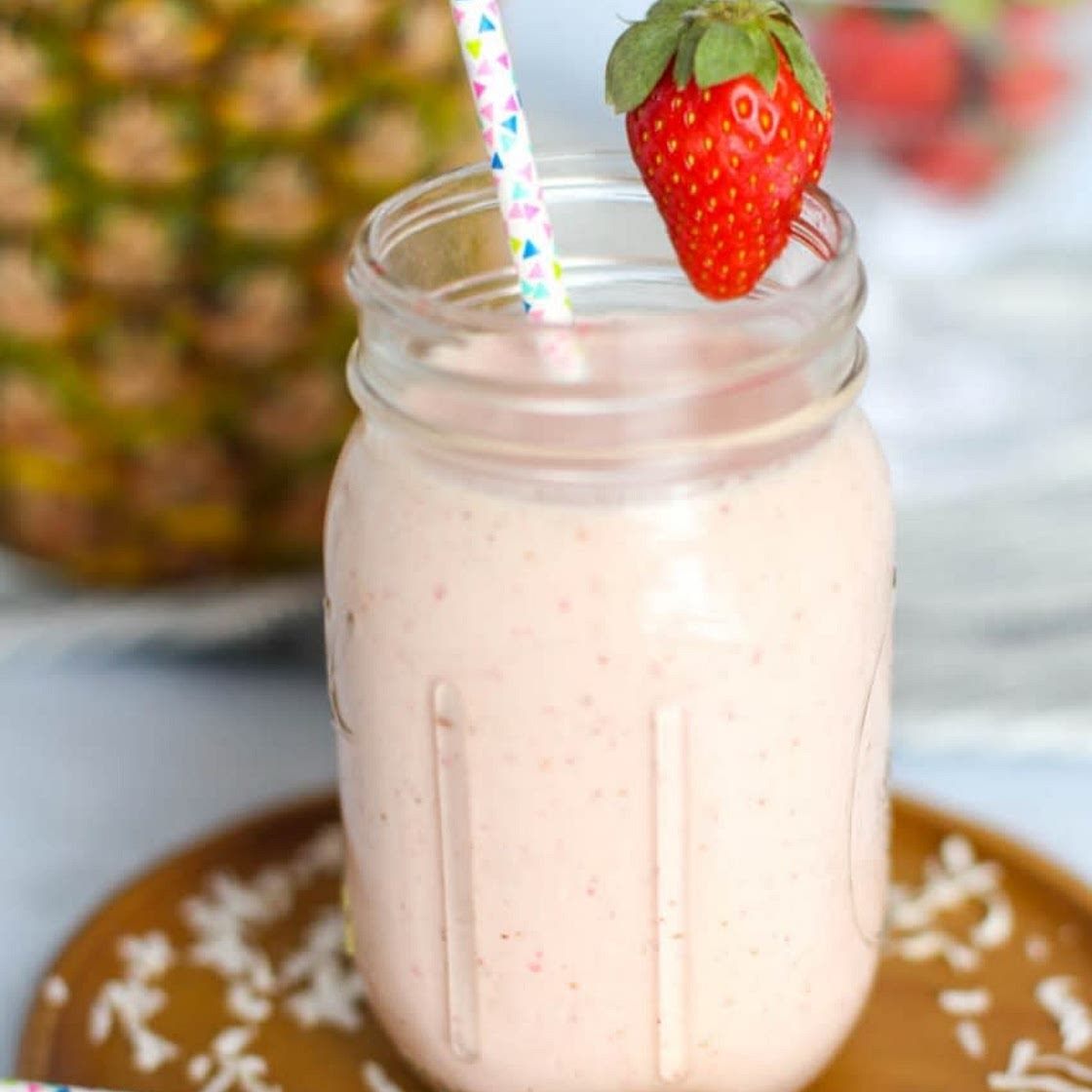 Strawberry Pina Colada Smoothie