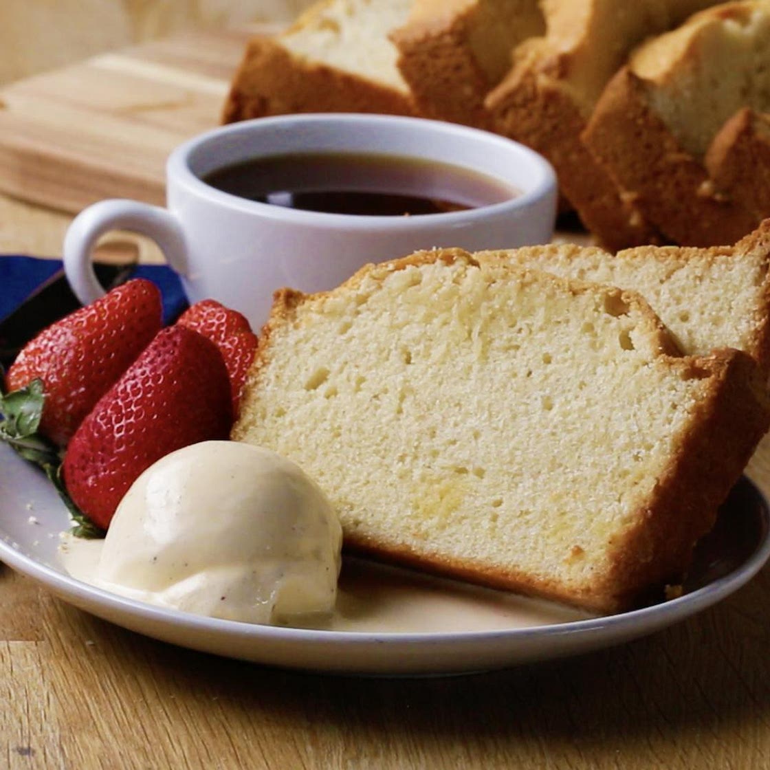 Aunt Gussie’s Pound Cake Recipe by Tasty
