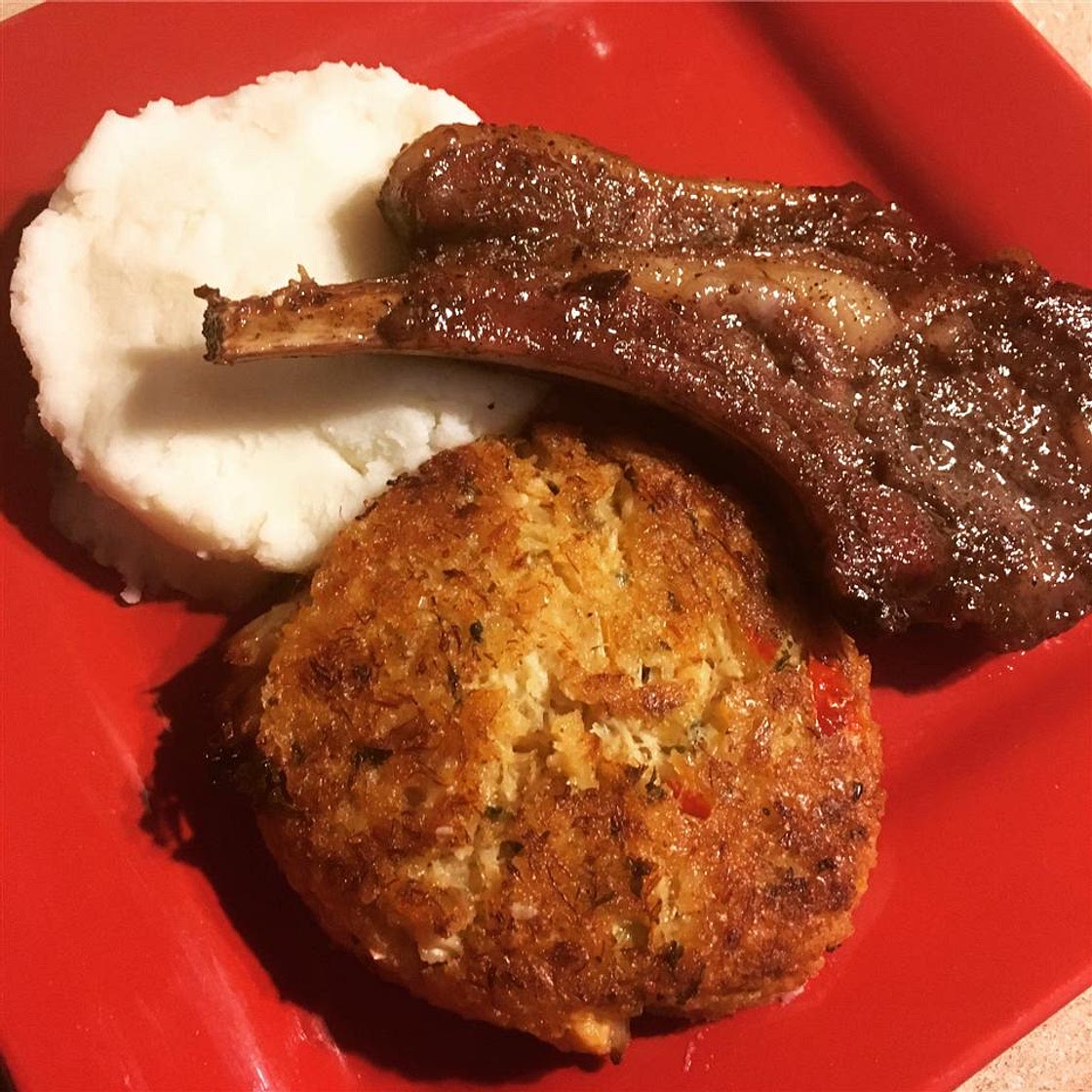 Grilled Lamb with Brown Sugar Glaze