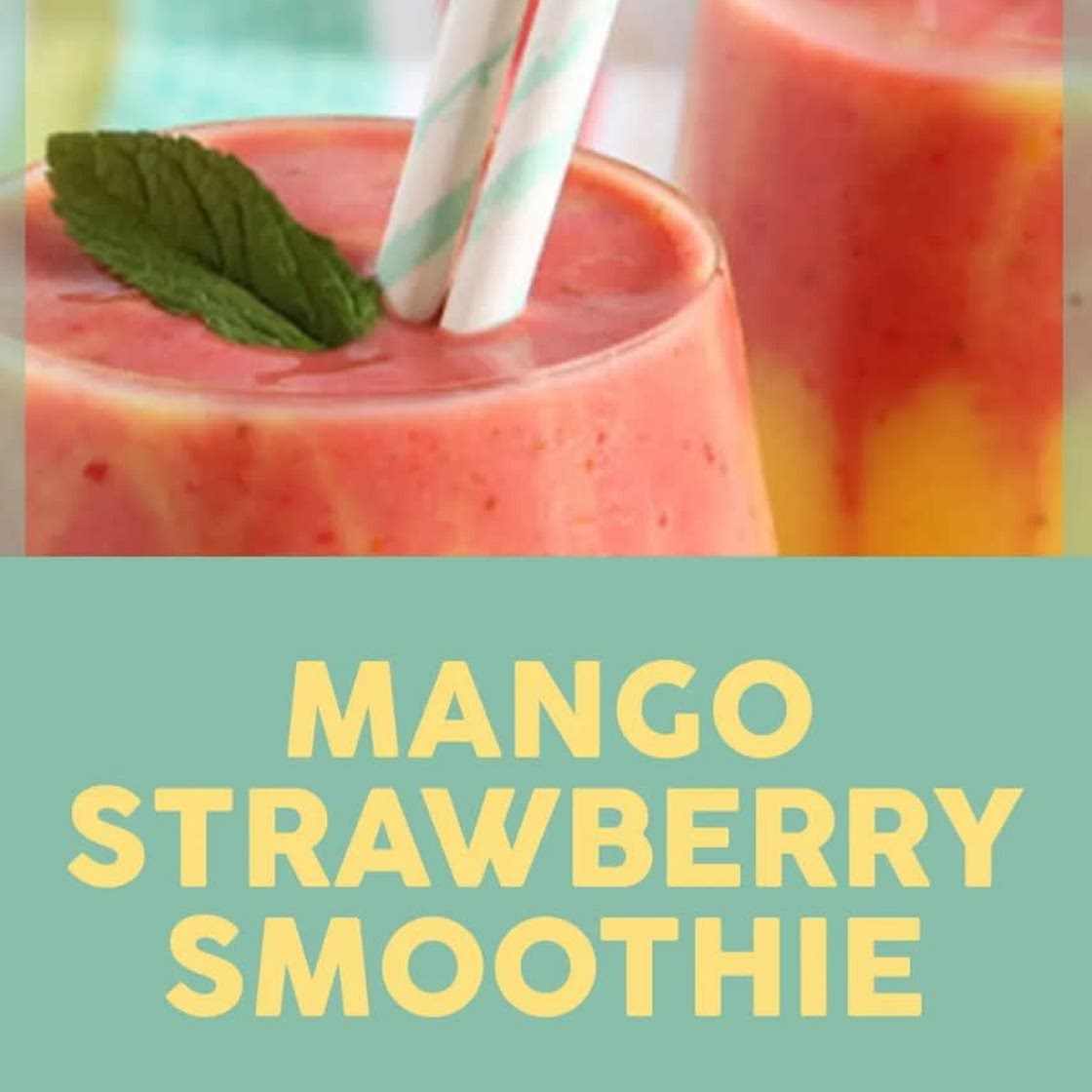 Mango Strawberry Smoothie