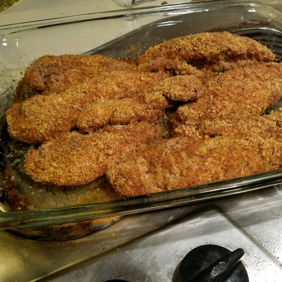 Gluten-Free Shake and Bake Almond Chicken