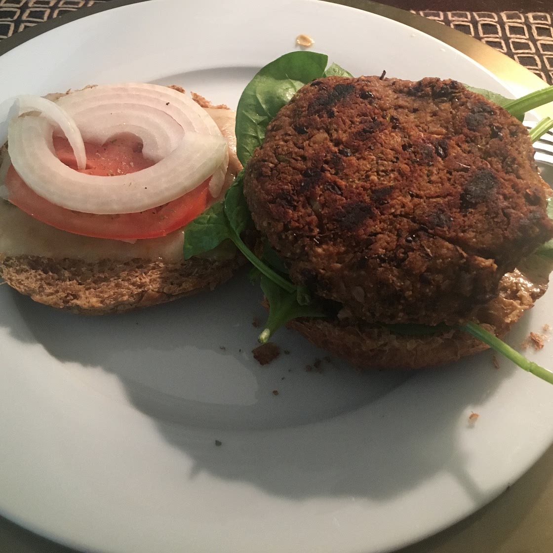 Homemade Black Bean Veggie Burgers
