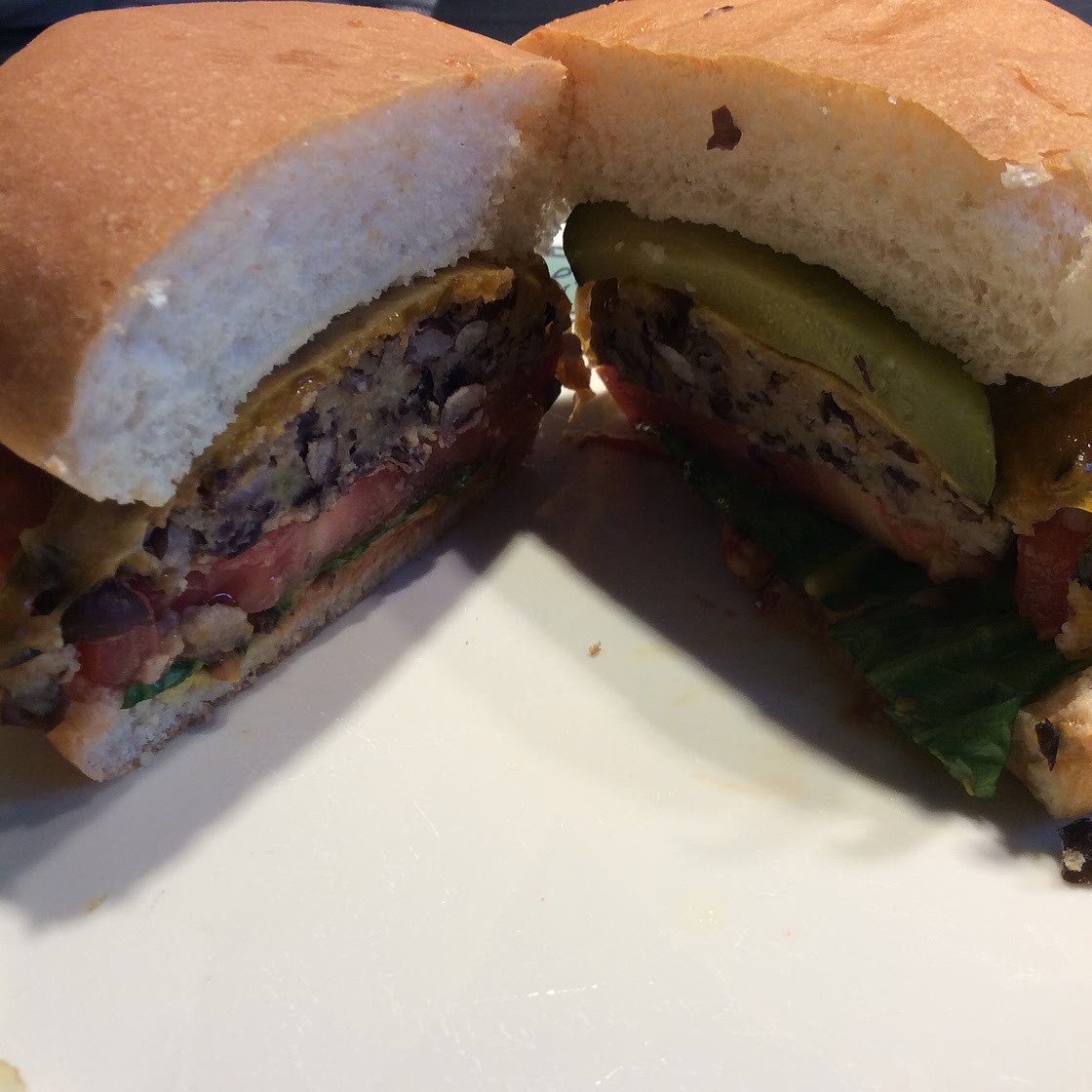 Homemade Black Bean Veggie Burgers