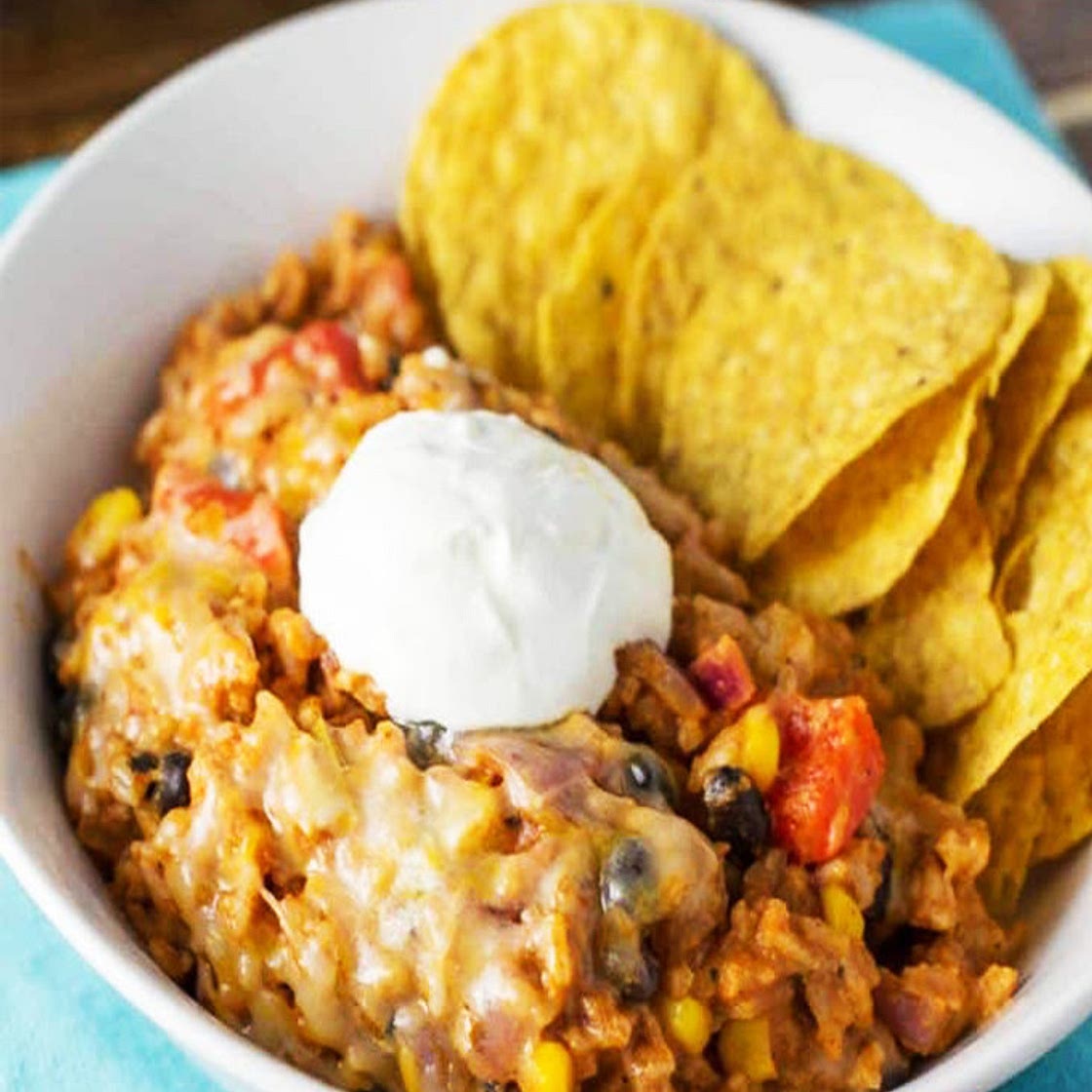 Vegetarian Mexican Rice Casserole