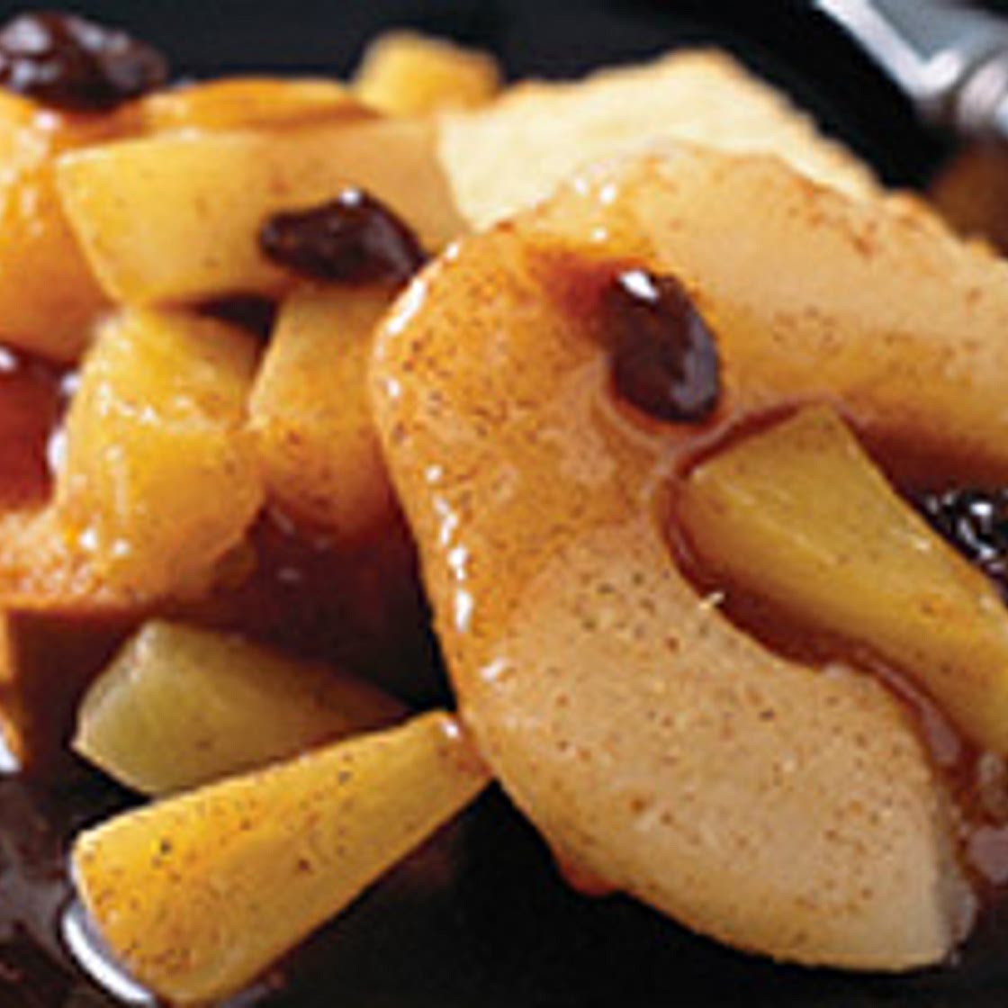 Compote de fruits chaude d'hiver
