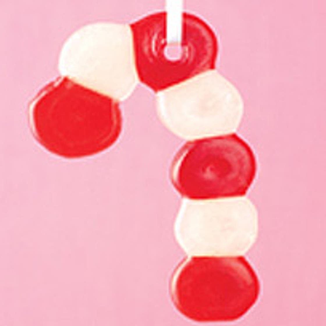 Canne de bonbon décorative