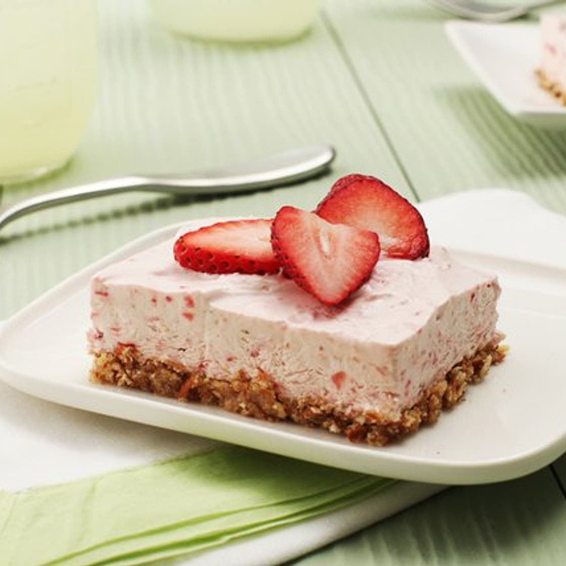 Carrés margarita aux fraises