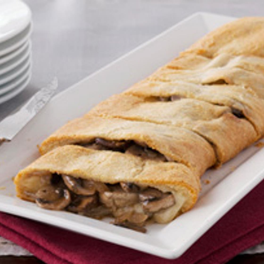 Strudel aux champignons