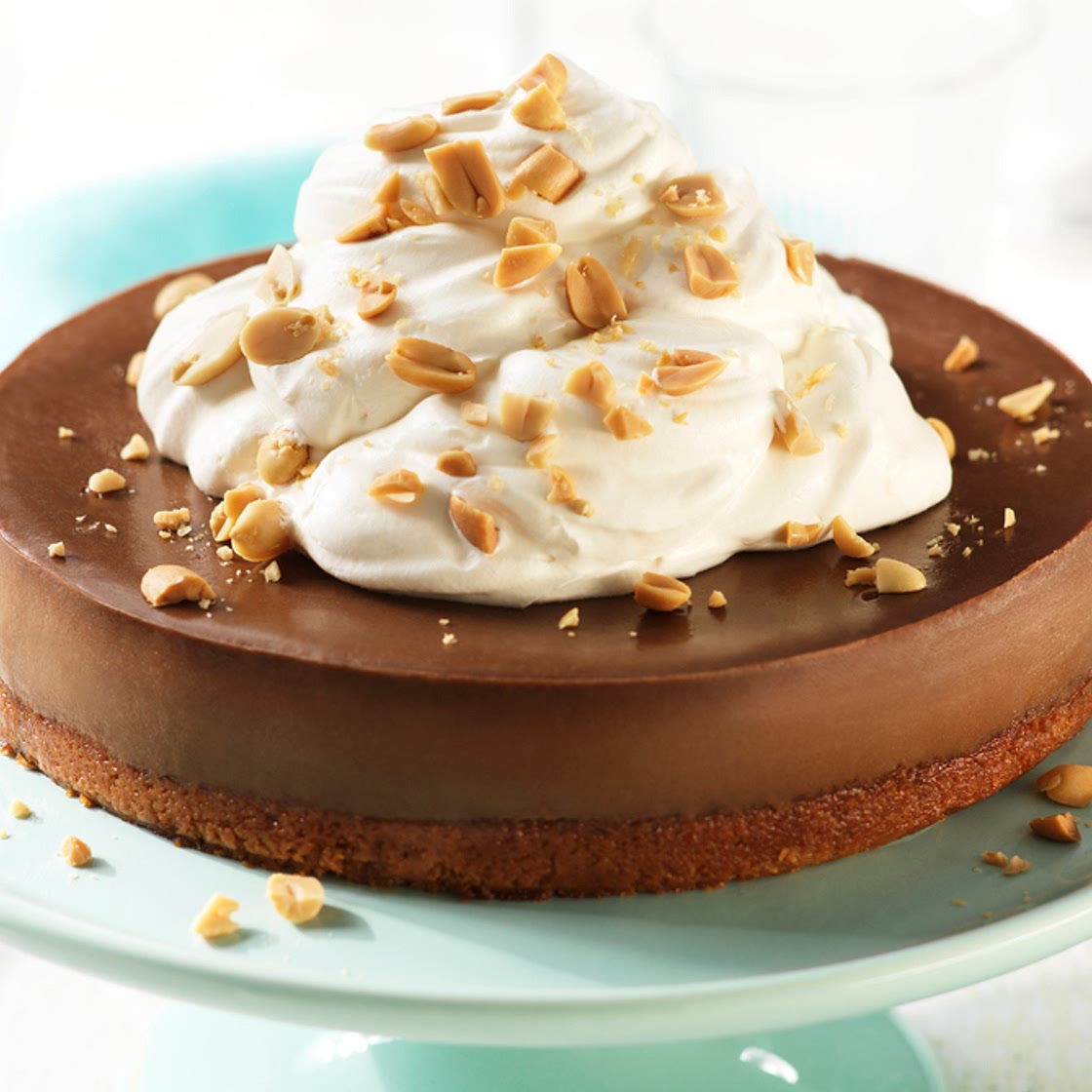 Gâteau au fromage, au beurre d'arachide et au chocolat