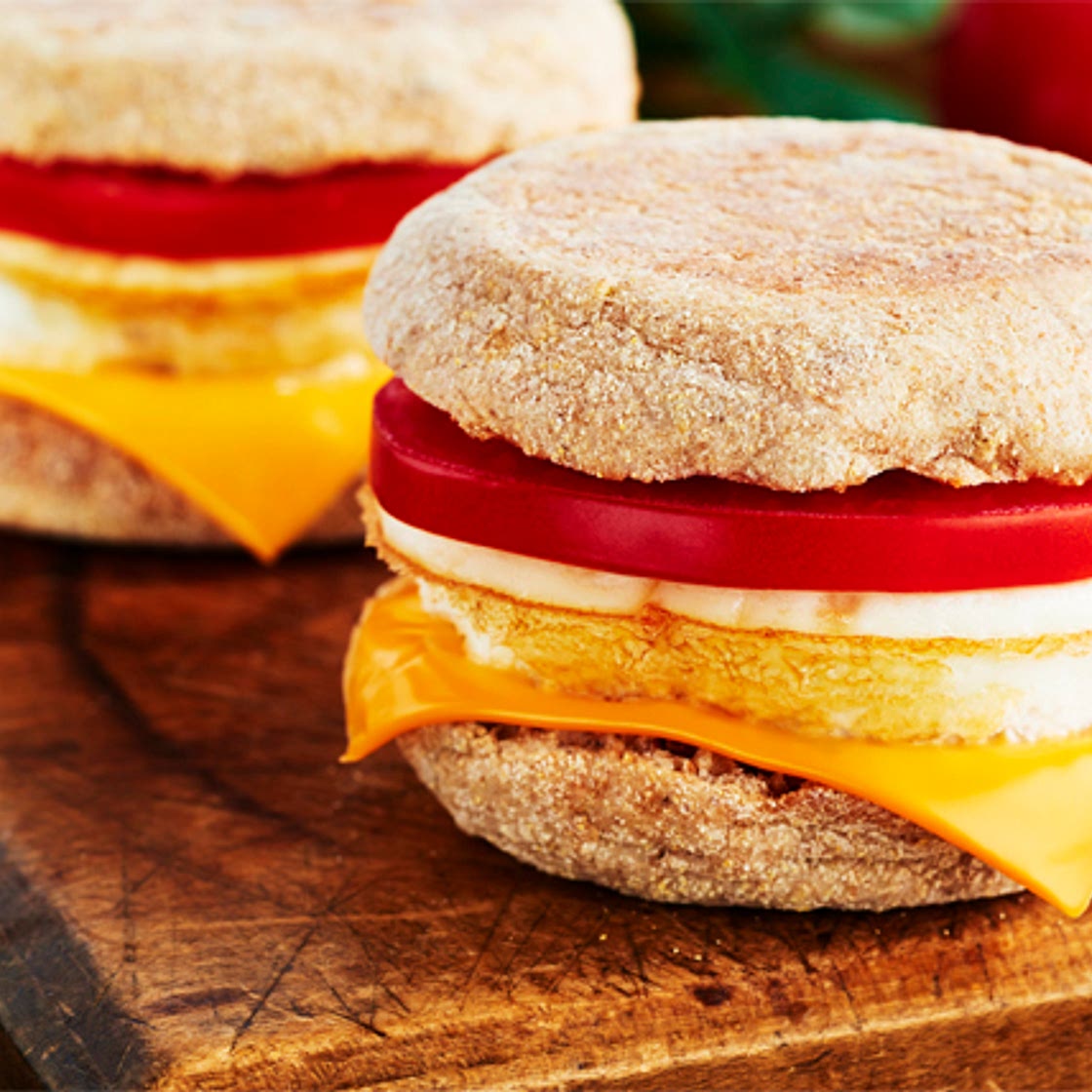 Ham, Cheese and Egg White Sandwich