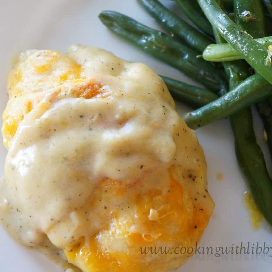 Easy Chicken and Cheese Stuffed Crescent Rolls