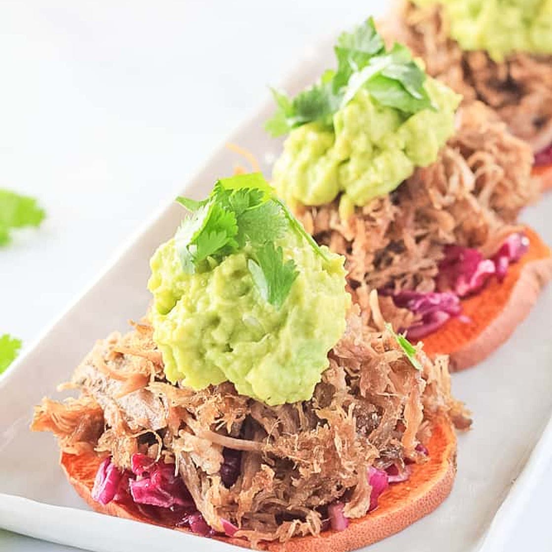 Carnitas Sweet Potato Sliders {Whole30, Paleo, GF}