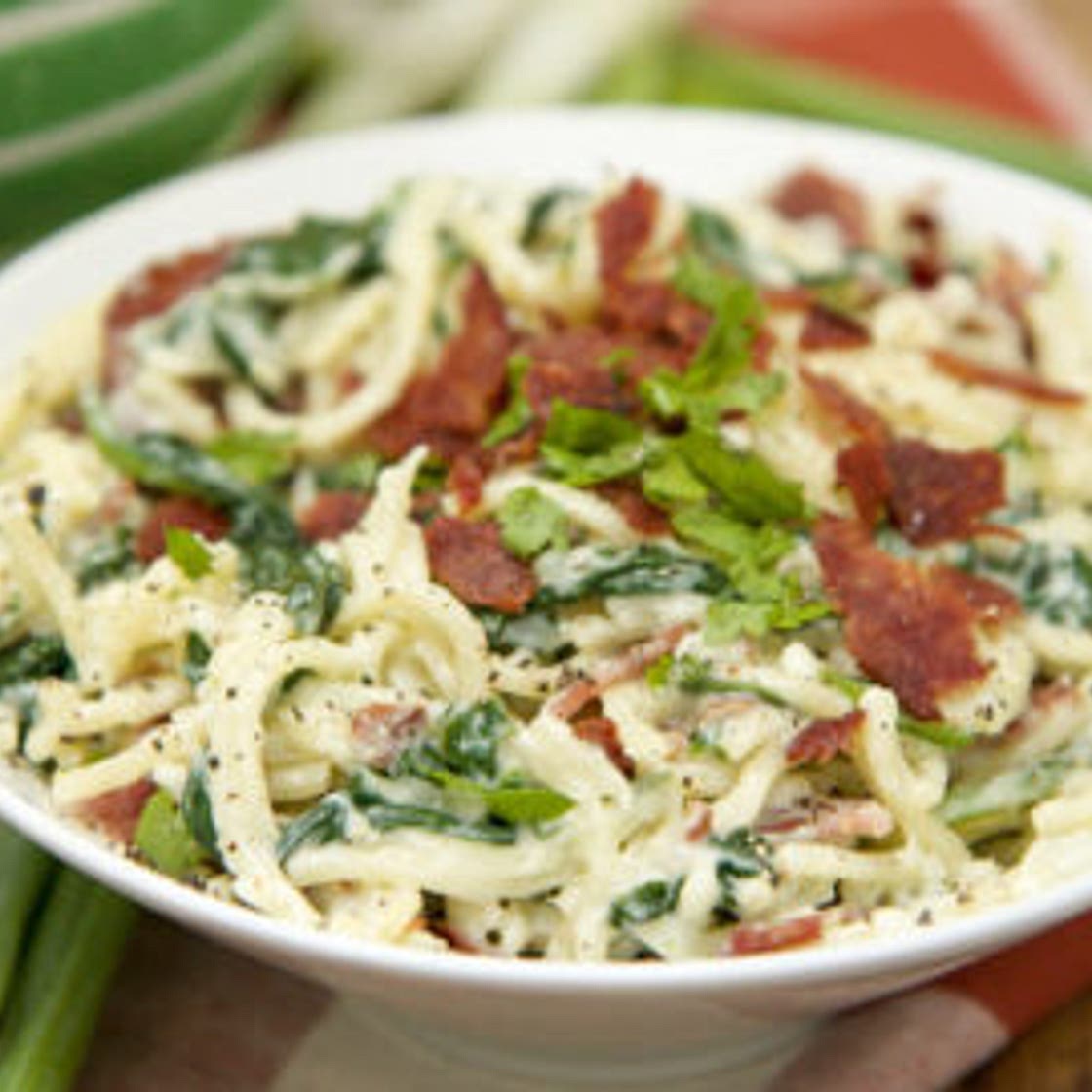 Bacon Florentine Pasta