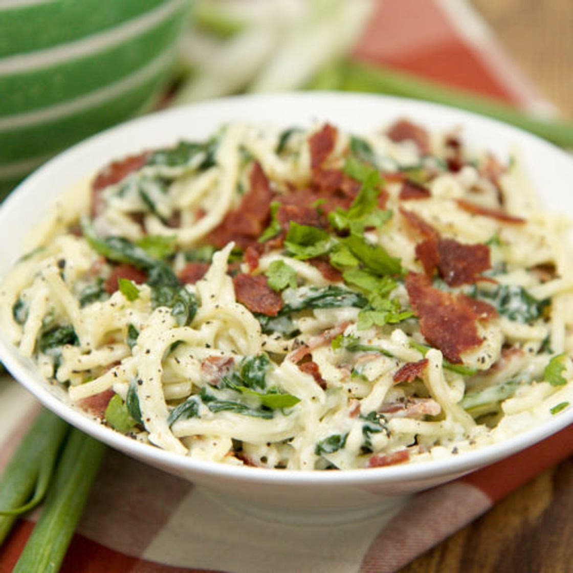 Bacon Florentine Pasta