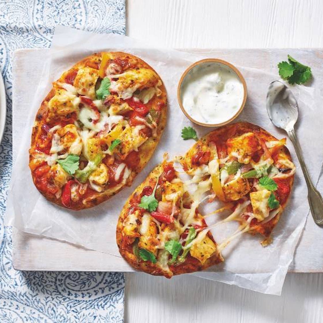 Mumbai-style street food pizza
