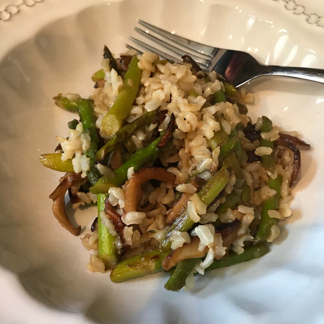 Mushroom Asparagus Stir-fry