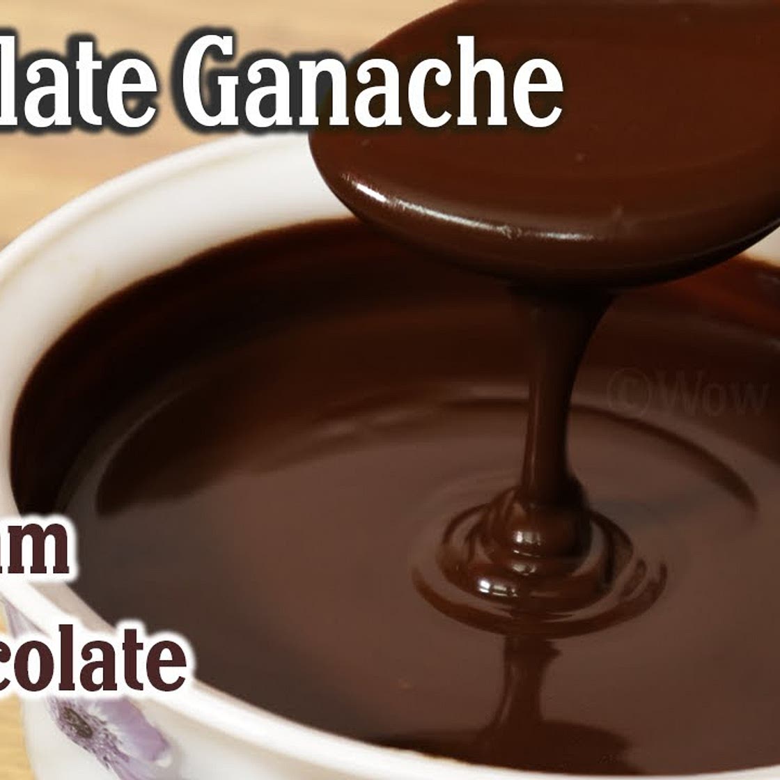 Chocolate Ganache Recipe | Chocolate ganache with cocoa powder | Chocolate Sauce