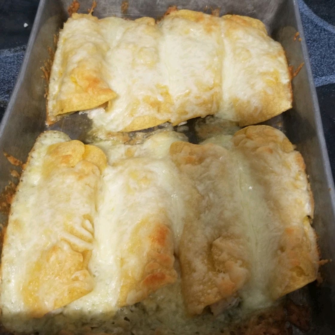 Enchanted Sour Cream Chicken Enchiladas
