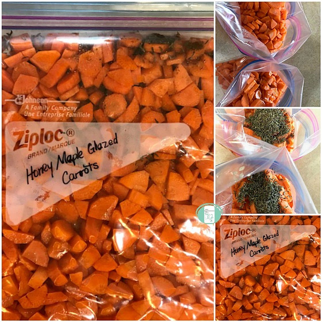 Honey Maple Glazed Carrots Recipe(FREEZER MEAL)