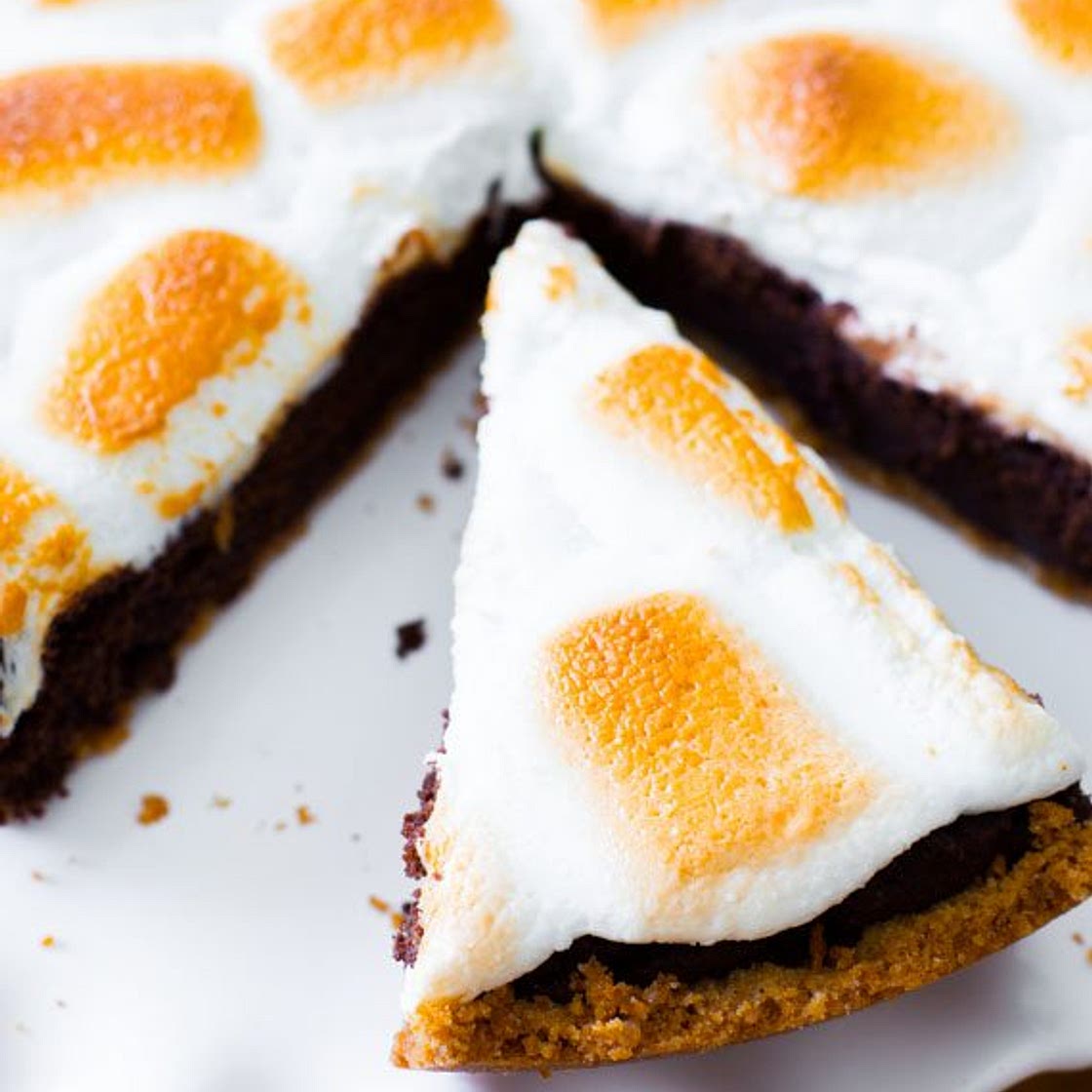 S'mores Brownie Pie