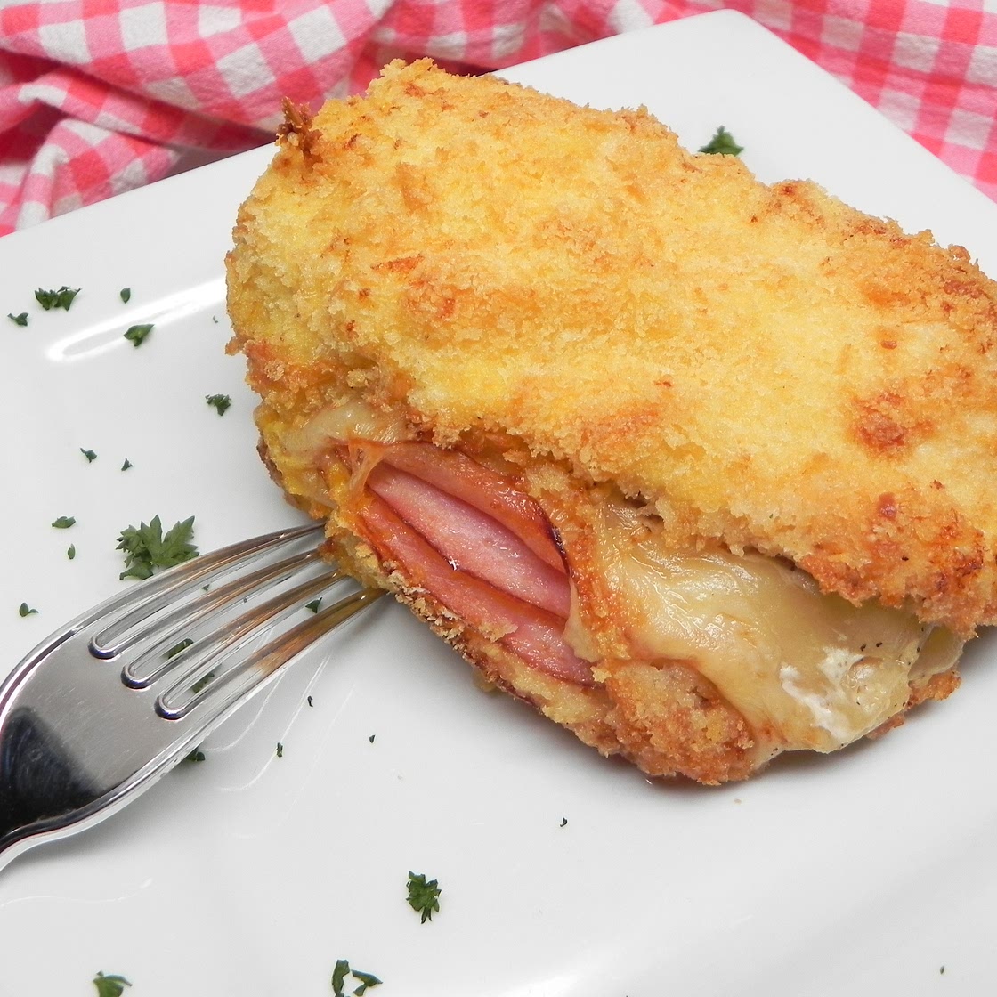 Air Fryer Chicken Cordon Bleu