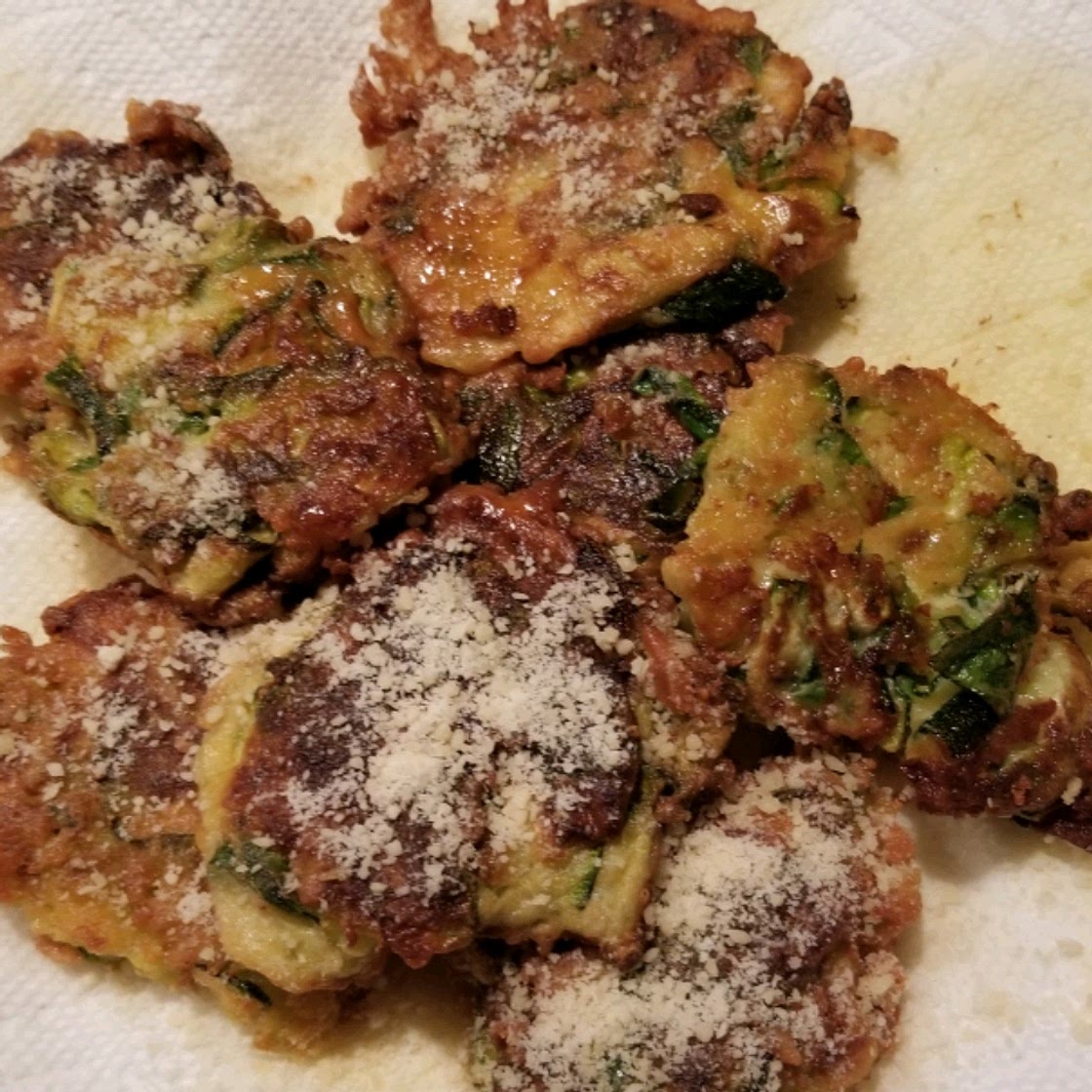 Zucchini-Parmesan Cheese Fritters