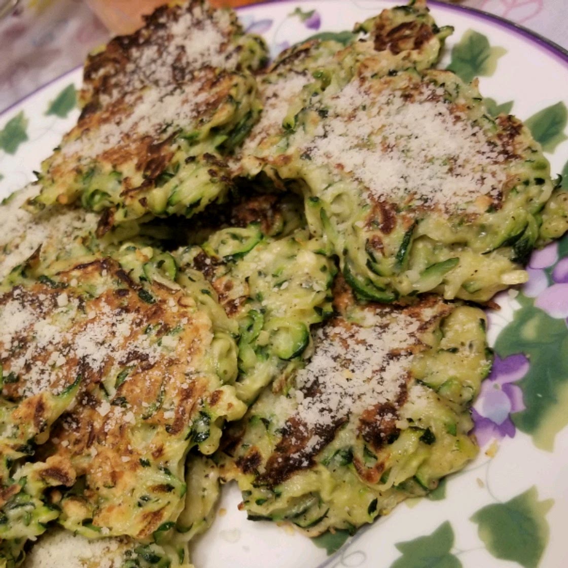 Zucchini-Parmesan Cheese Fritters