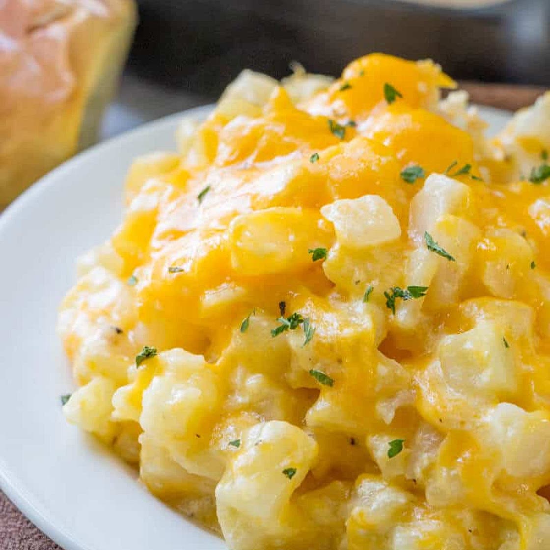 Crockpot Cheesy Potatoes