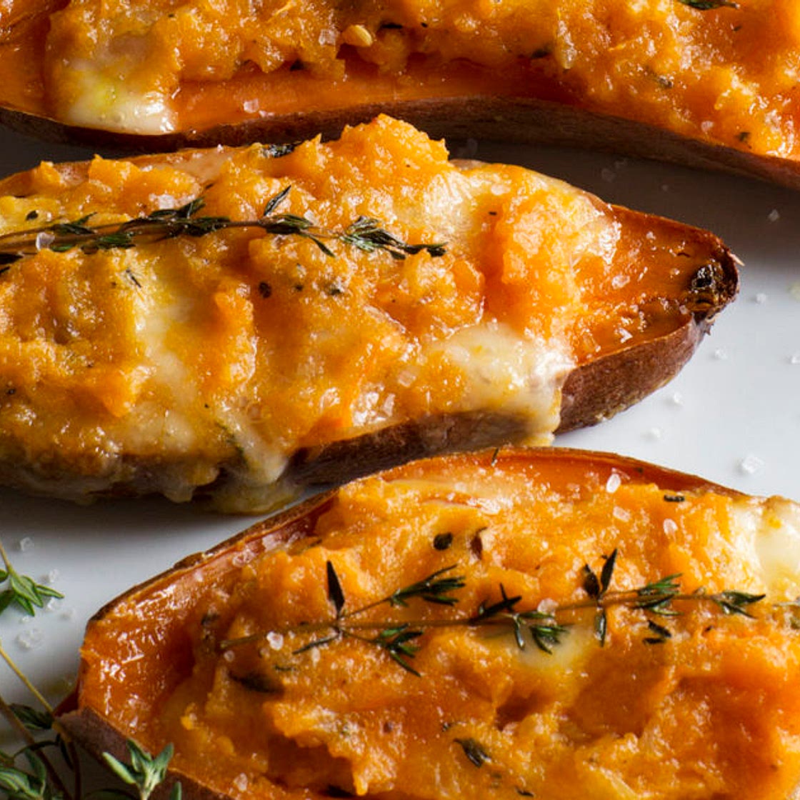 Twice-Baked Sweet Potatoes