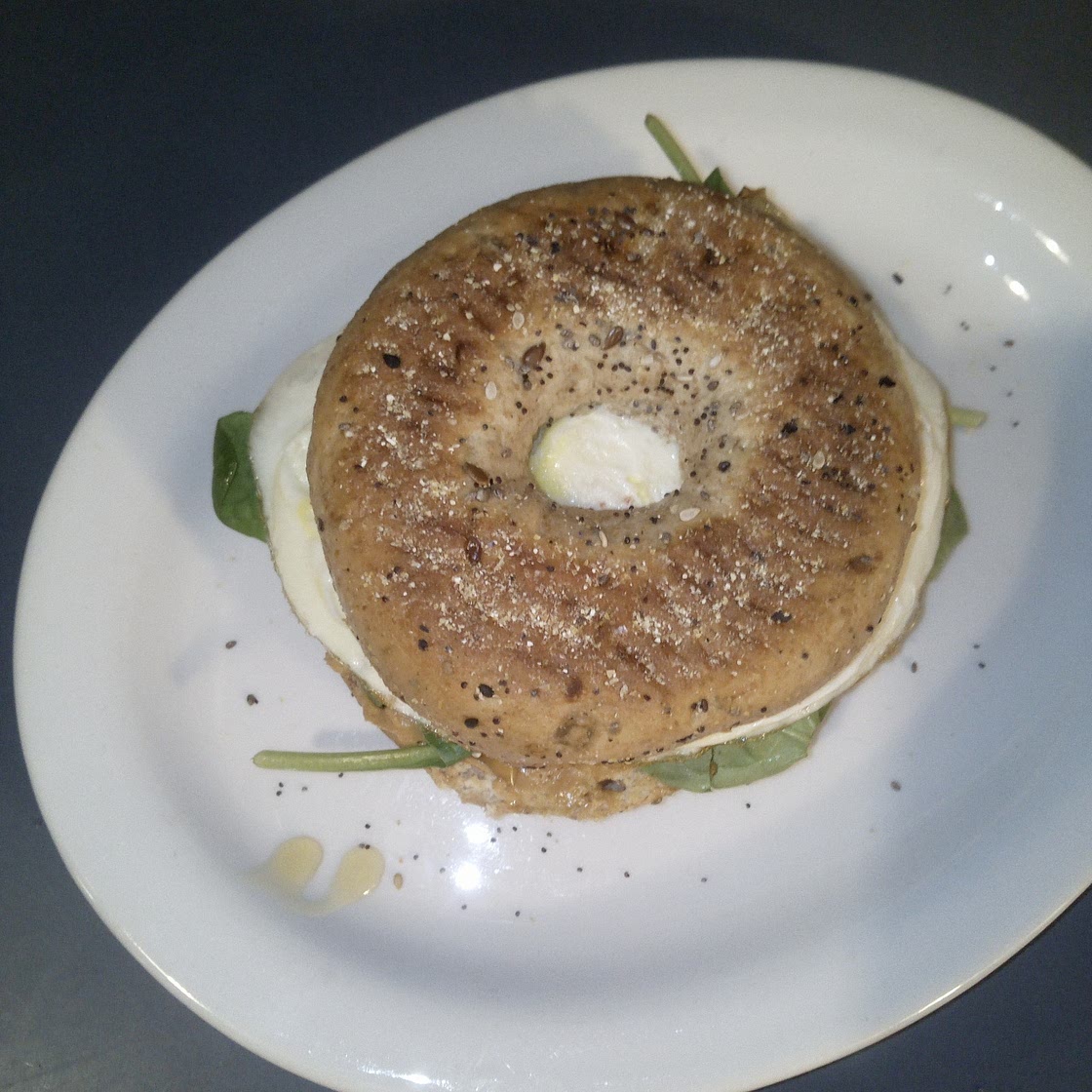 Healthy breakfast sandwich for on the go