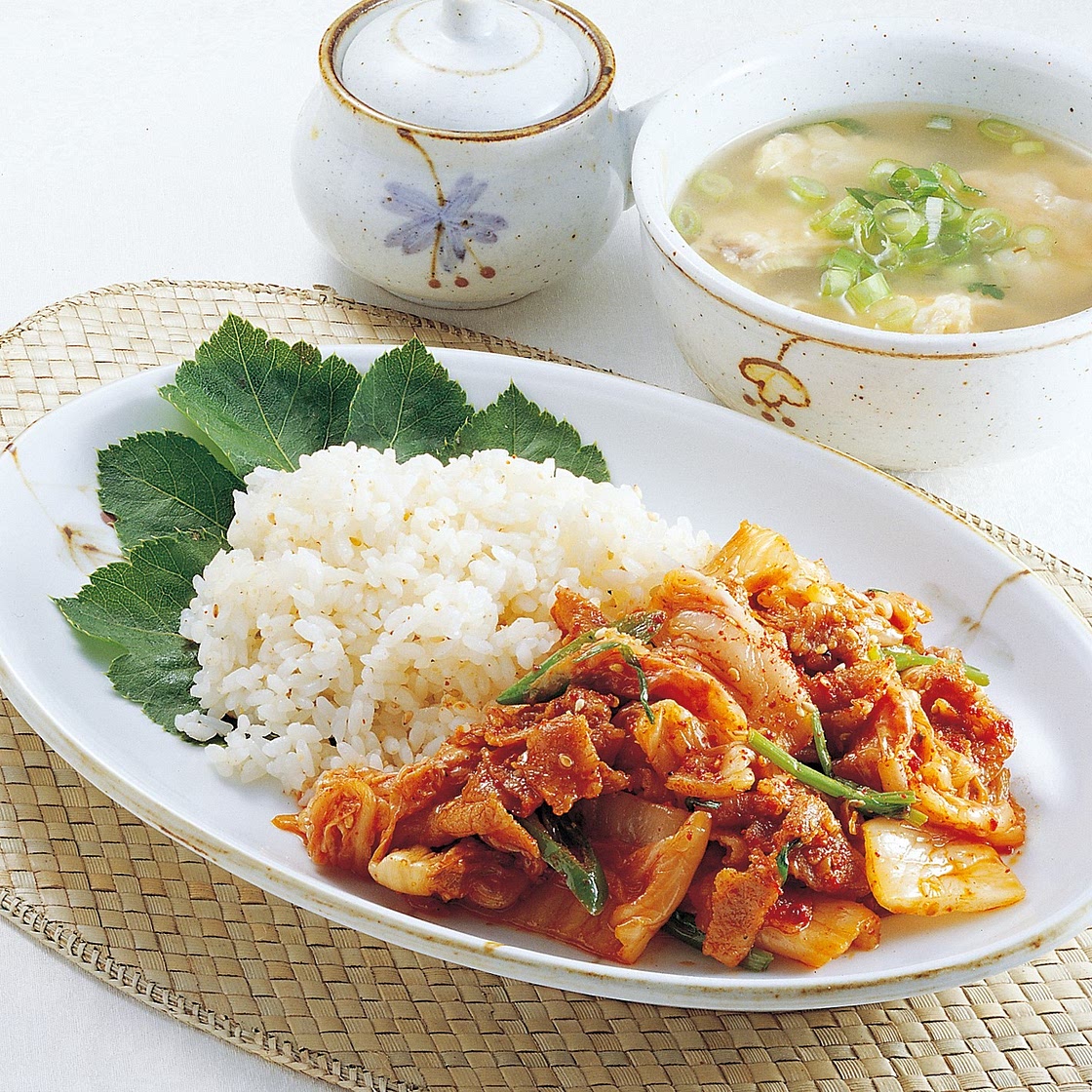 김치덮밥