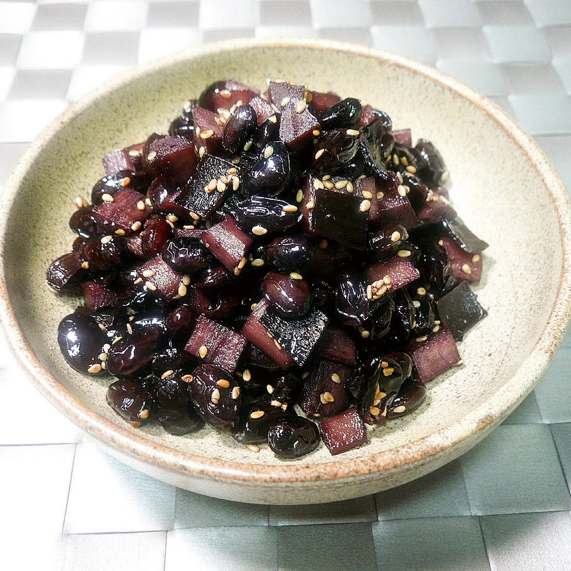 우엉콩다시마조림