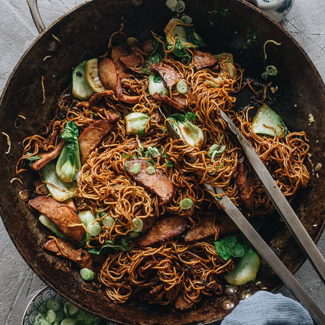 Char Siu Chow Mein (叉烧炒面)