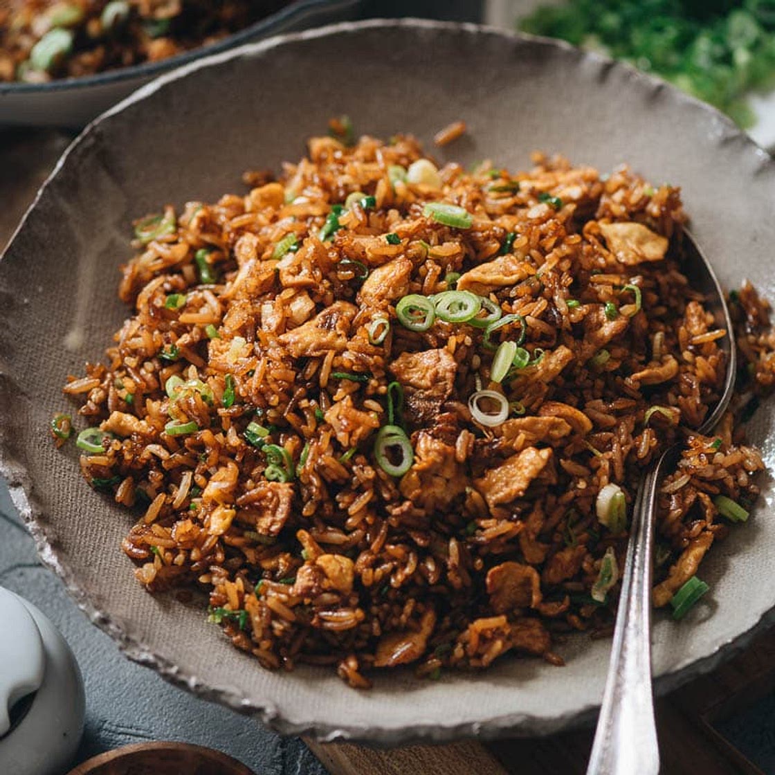 Soy Sauce Fried Rice (酱油炒饭)