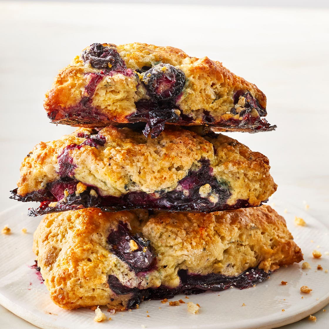 Air Fryer Mini Blueberry Scones