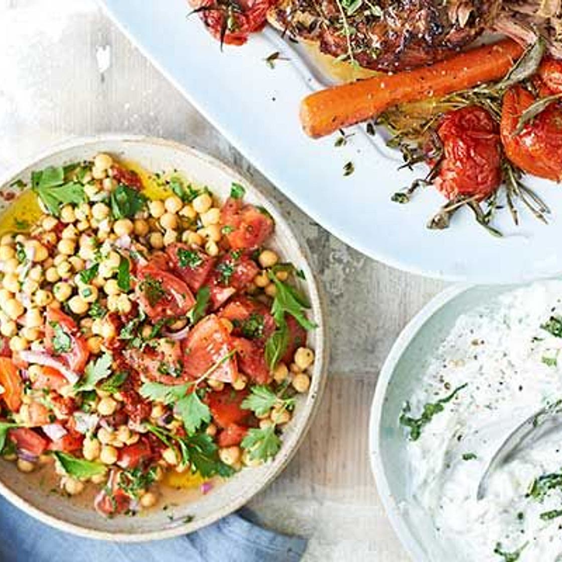 No-cook chickpea salad