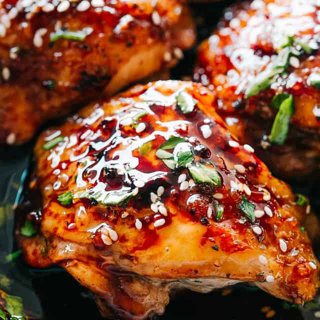 Instant Pot Sticky Chicken Thighs