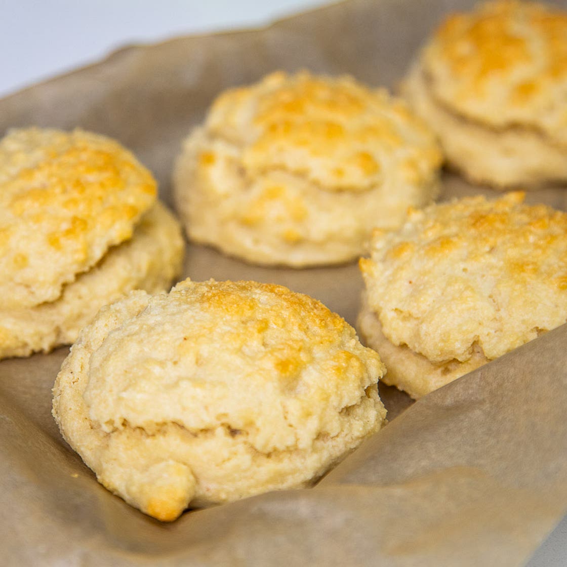 4 Ingredient Low Carb Butter Biscuits