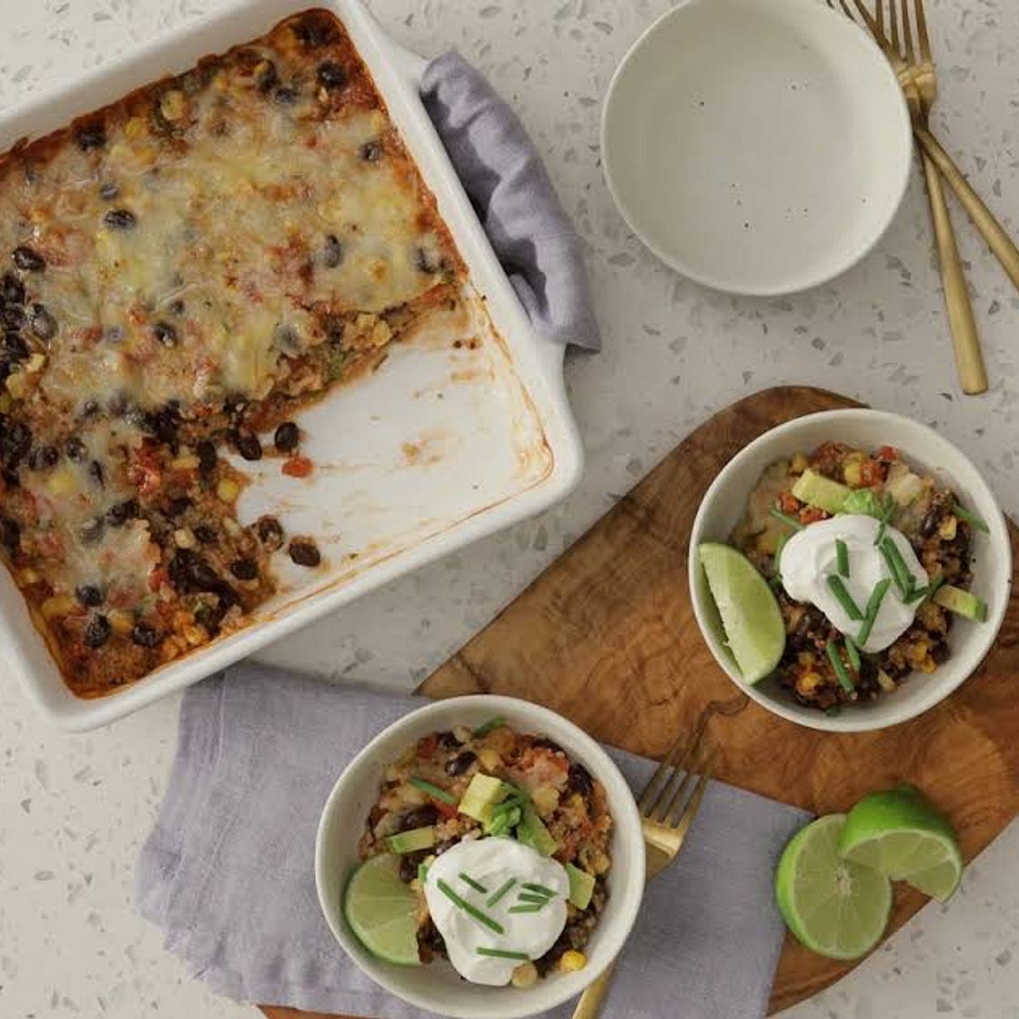 Quinoa Enchilada Casserole Recipe | Yummly