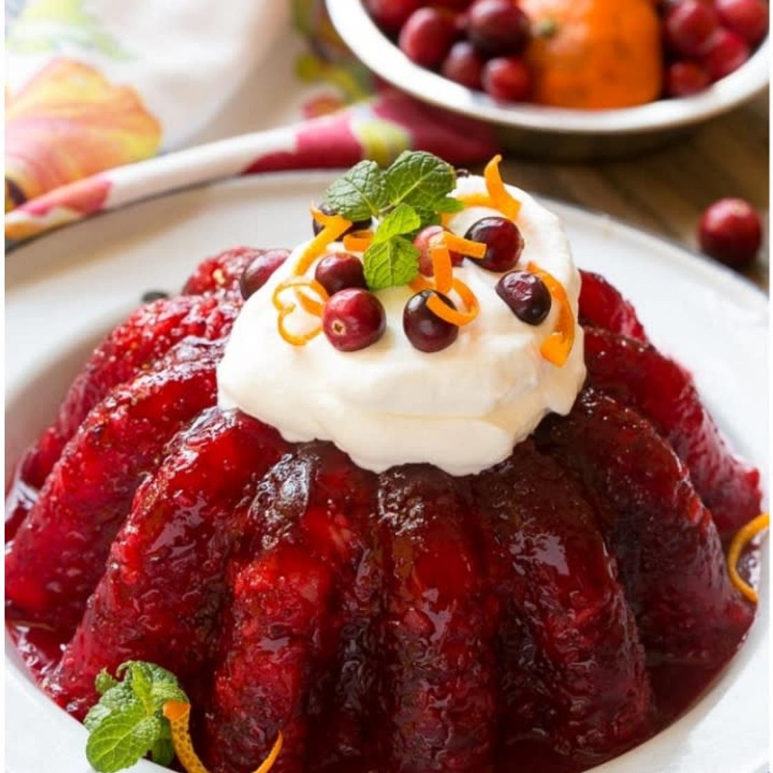 Grandma's Cranberry Jello Salad