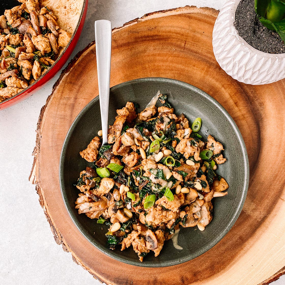 Turkey, Kale & Tahini Dinner Bowls