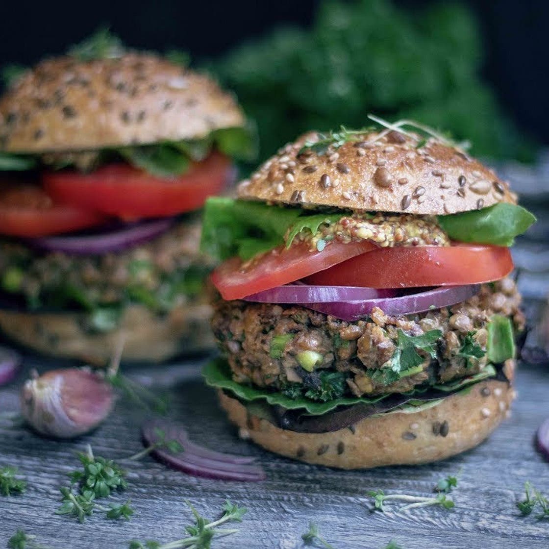 Vegan Lentil Burgers | High Protein Recipe