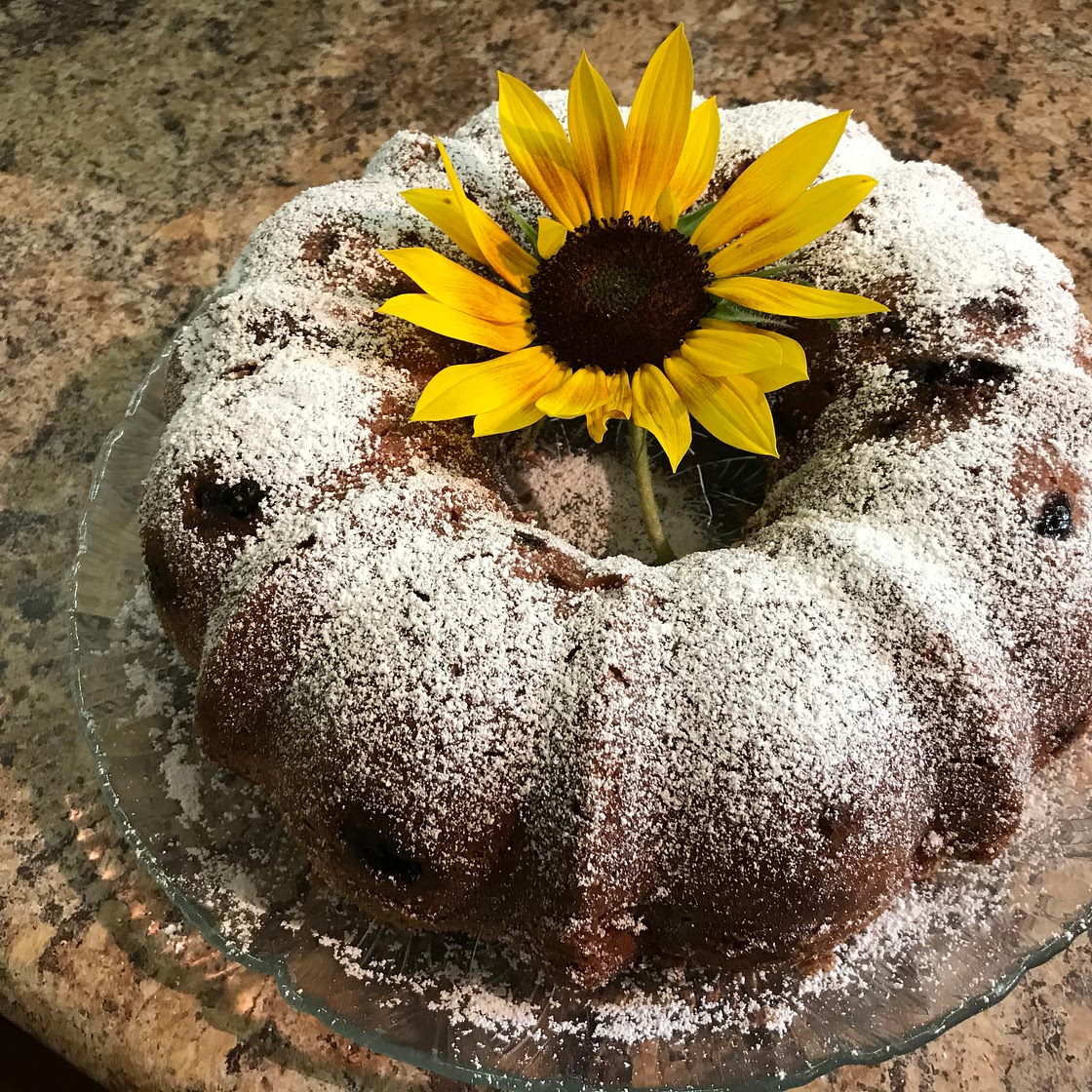 Blueberry Sour Cream Coffee Cake