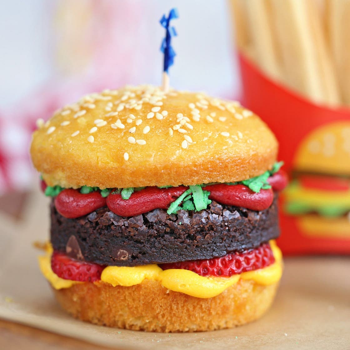 Hamburger Cupcakes