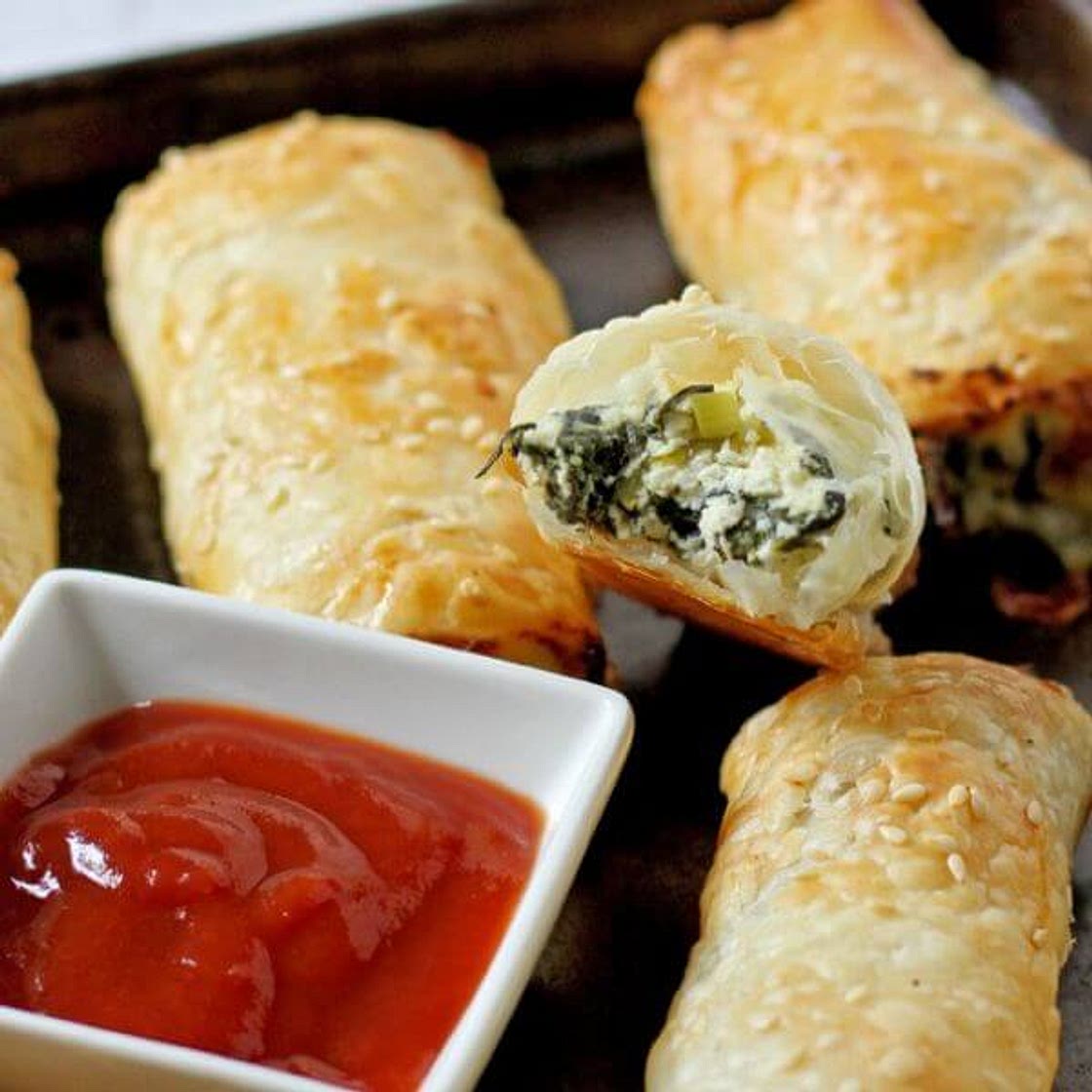 Spinach and Ricotta Rolls