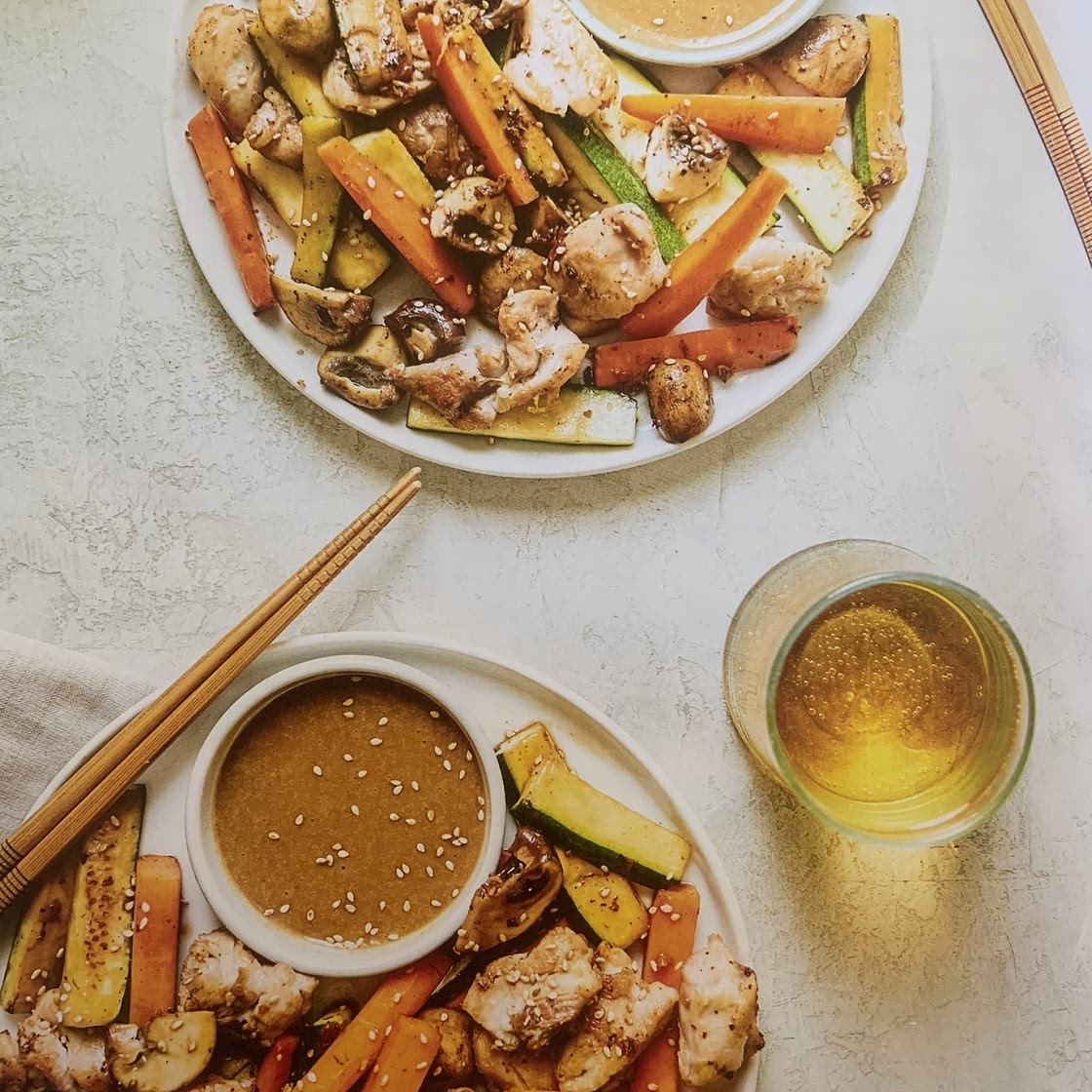 Hibachi-Style Chicken with Magic Mustard Sauce