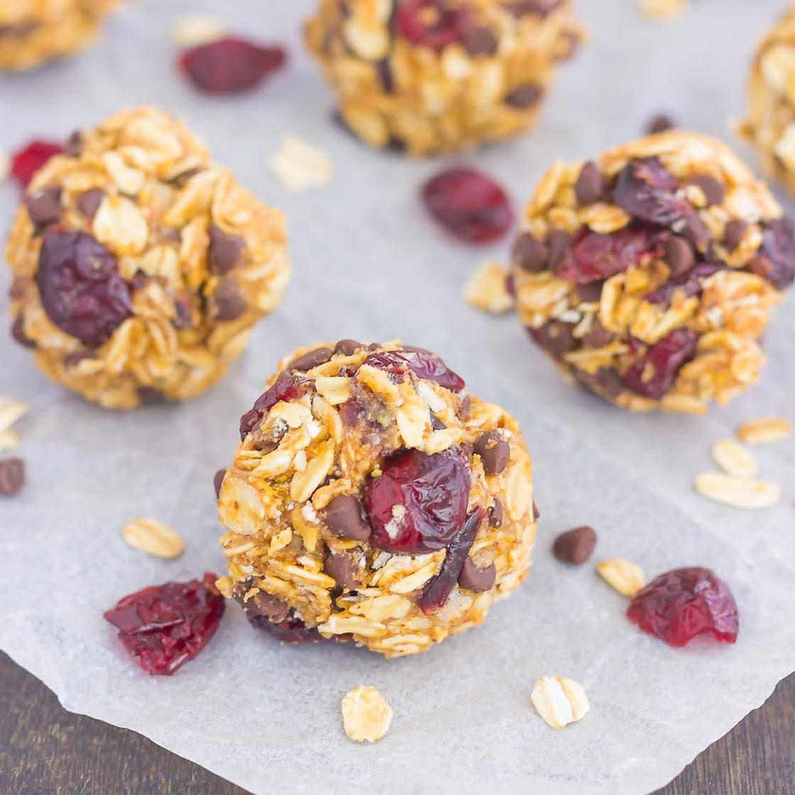 Cherry Chocolate Chip Energy Bites