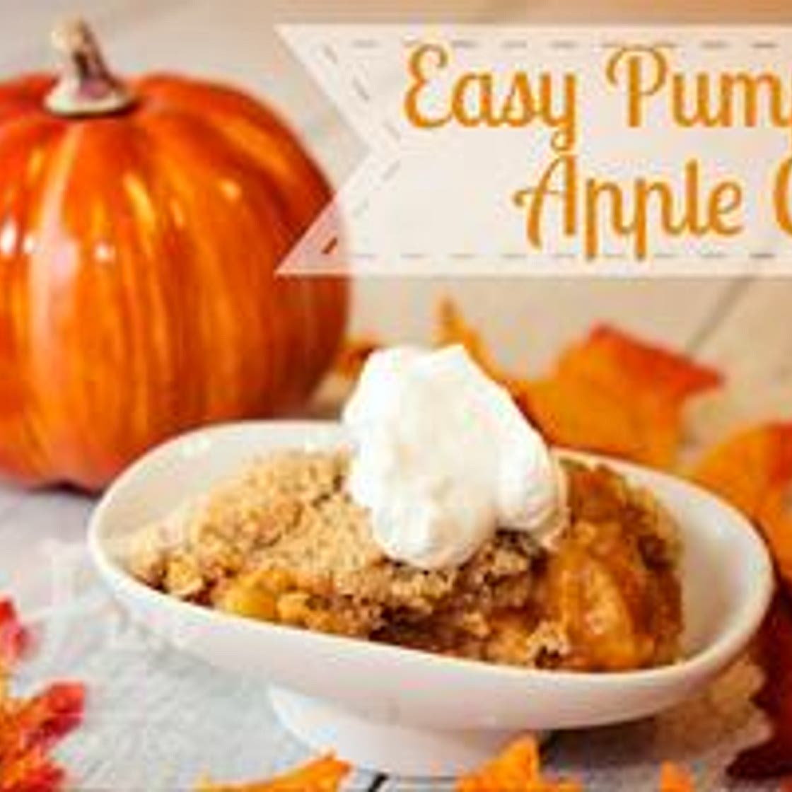 Easy Pumpkin Apple Cobbler | RiverBender.com