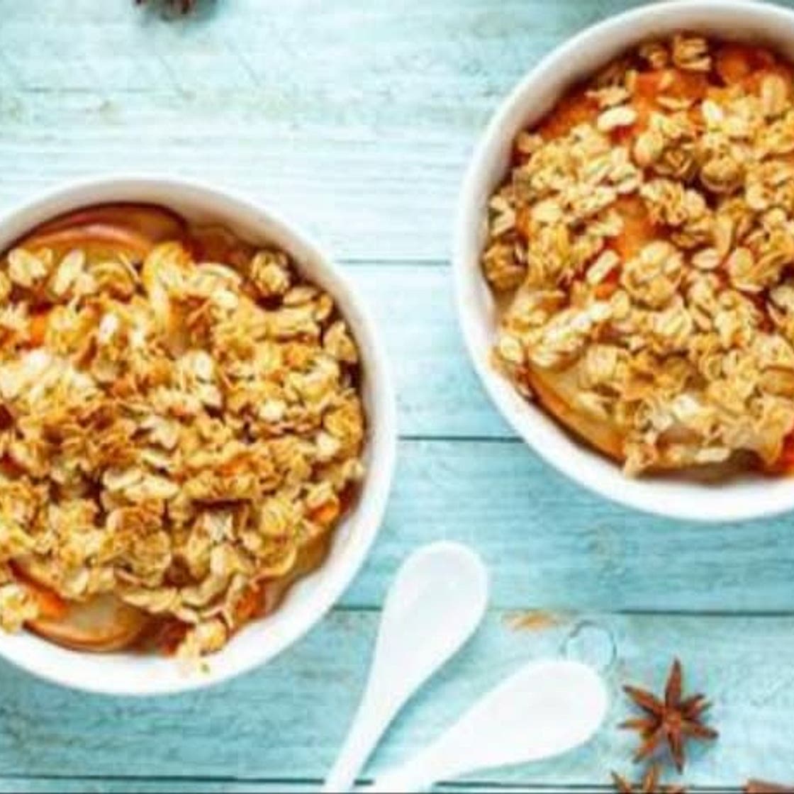 Pumpkin apple crisp