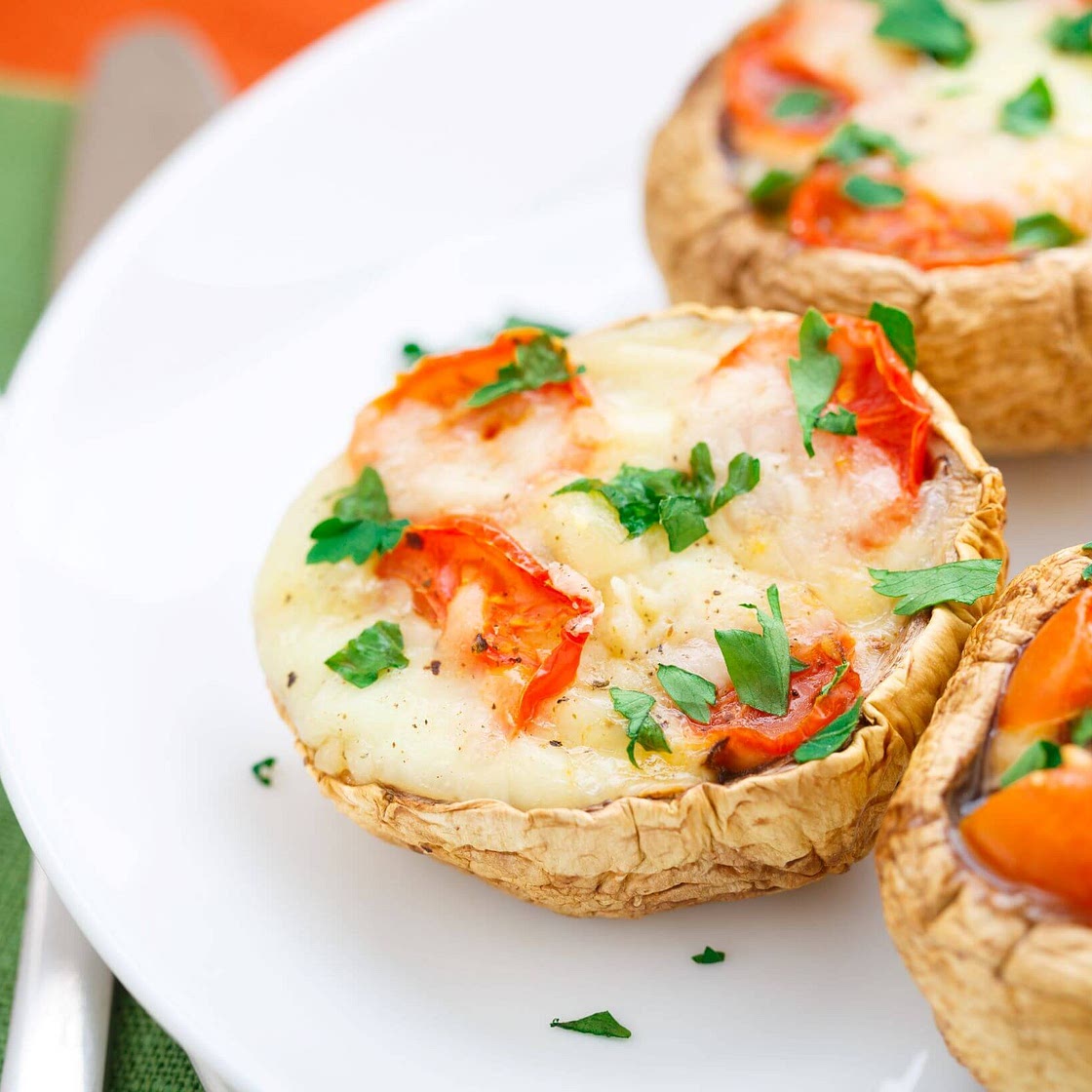 Med Style Portobello Pizzas | The Fast 800